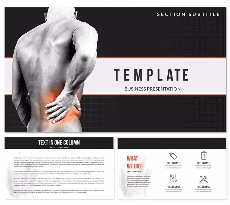 Backache Hurts Keynote templates - Themes