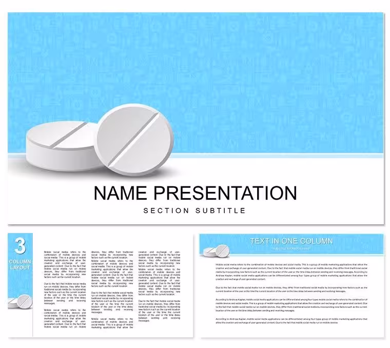 Medicine Pills Keynote Template