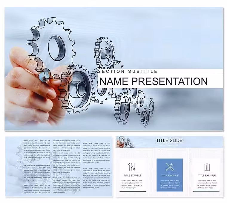 Dynamic Project Marketing Keynote Template