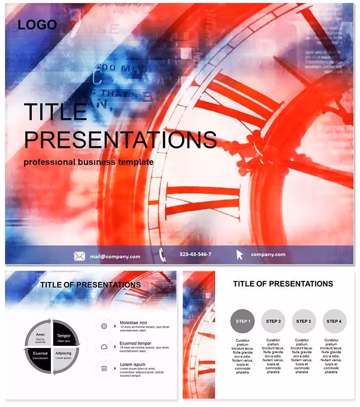 GMT Time Zone PowerPoint Template