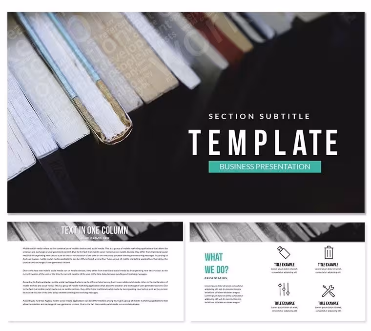Book Store Online Keynote templates