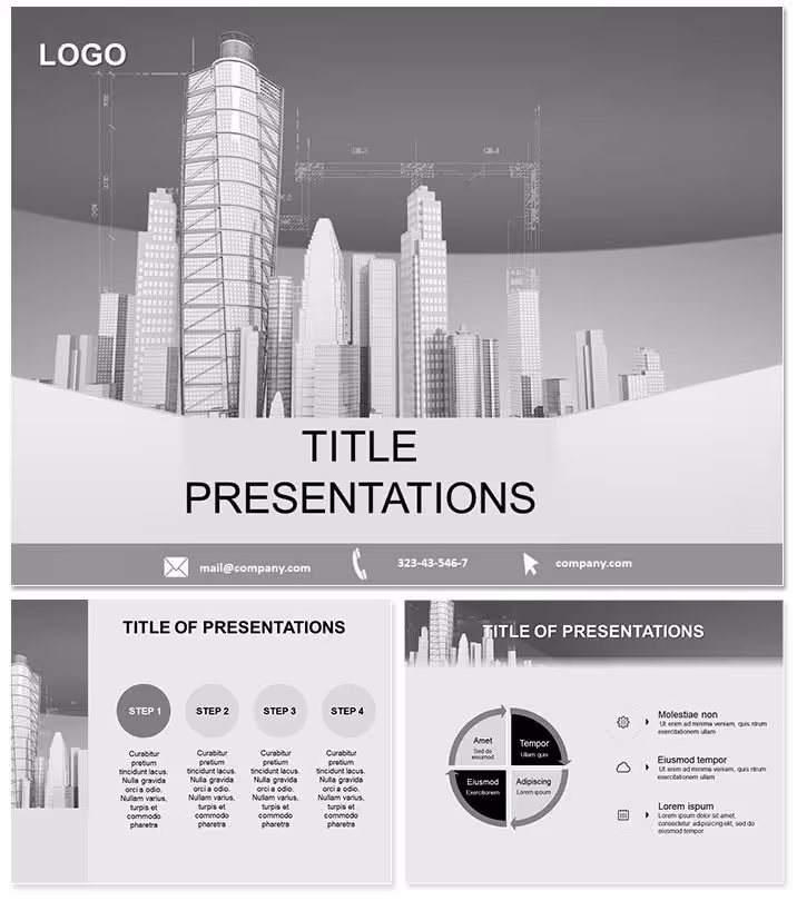 Skyscraper Construction Keynote Template
