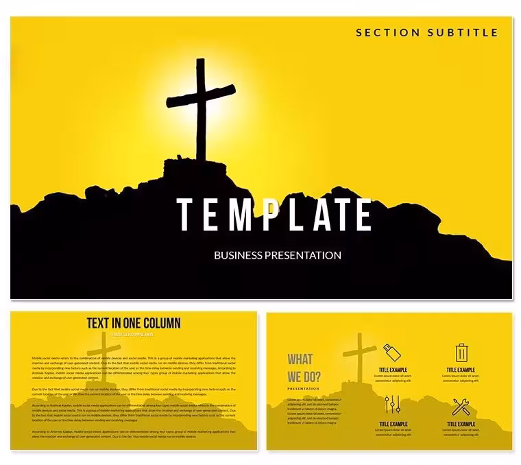 Cross on Hill Keynote templates