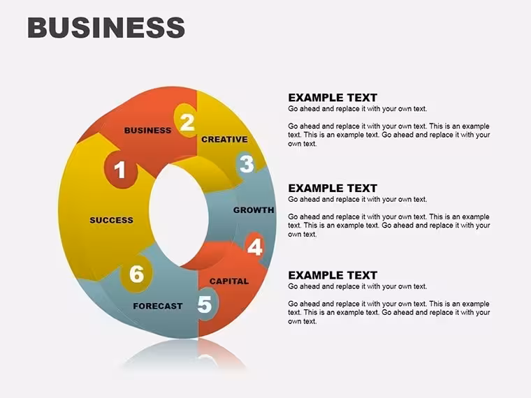 3D Business Puzzle Charts for Keynote: Visualize Strategies in Depth