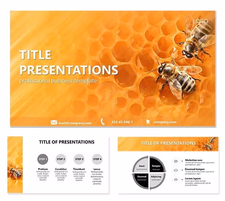 Honey Bee Keynote Template: Sweeten Stories with Apiary Insight