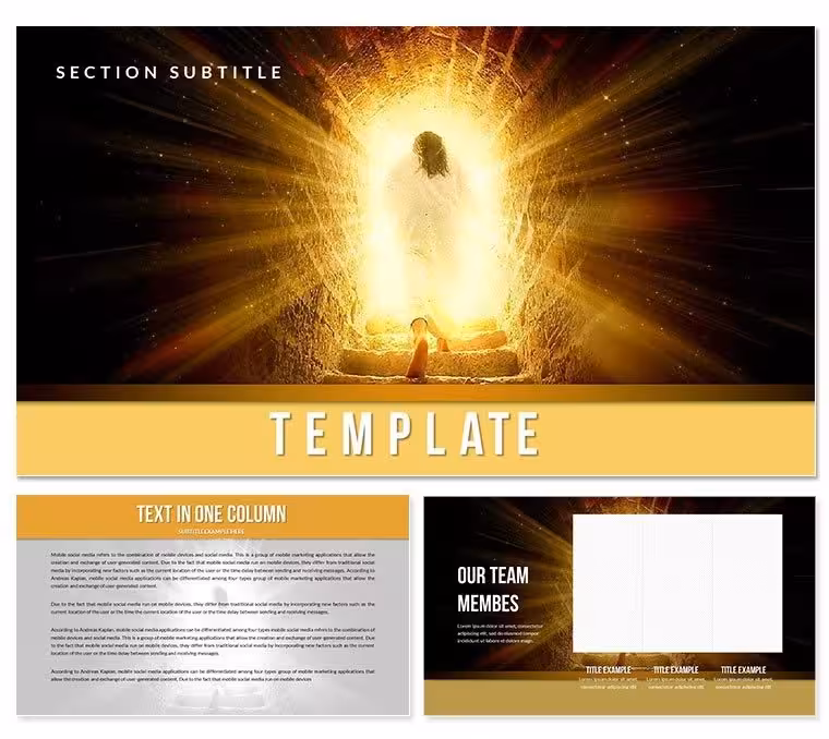 Jesus Resurrection - Easter Keynote Templates