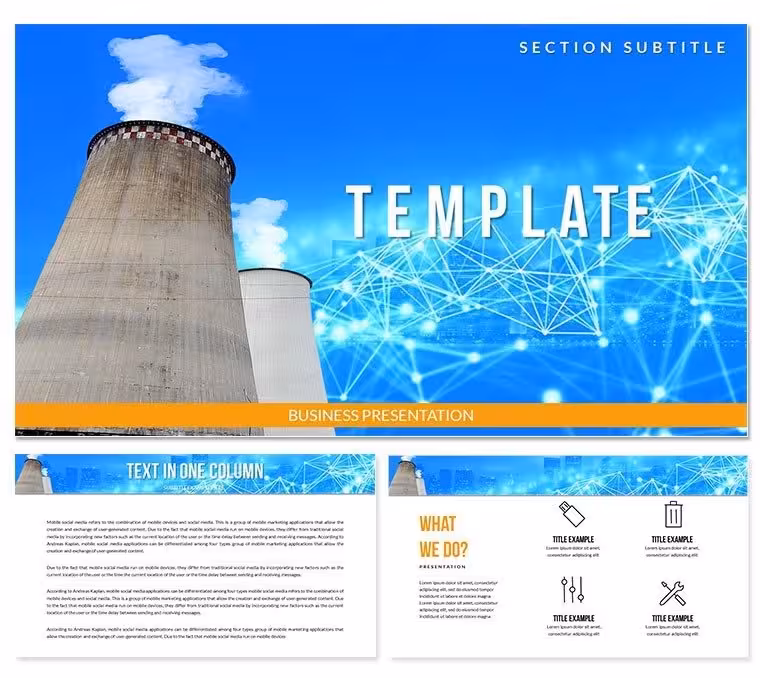 Power Station Keynote templates - Themes