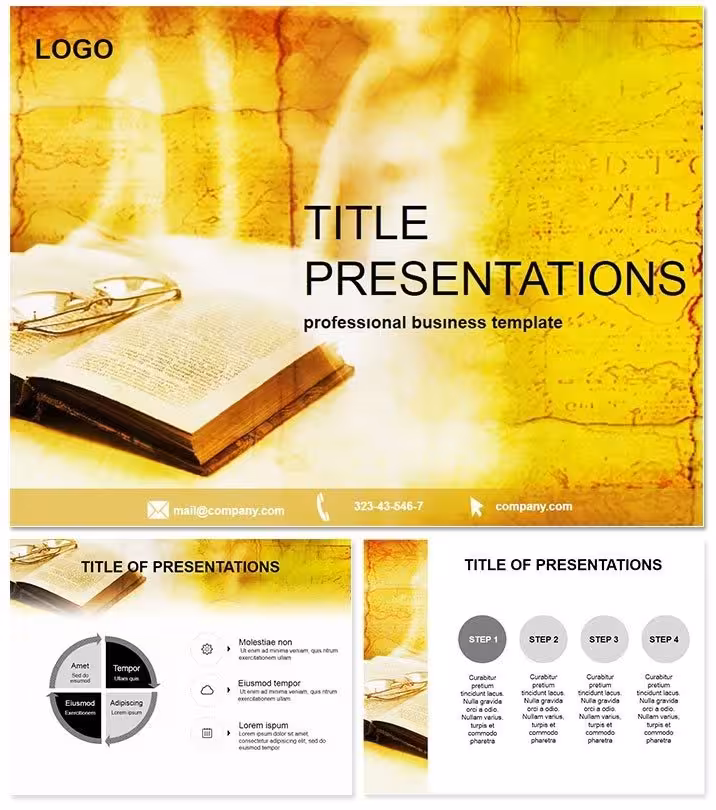 Historical Book PowerPoint Presentation Template