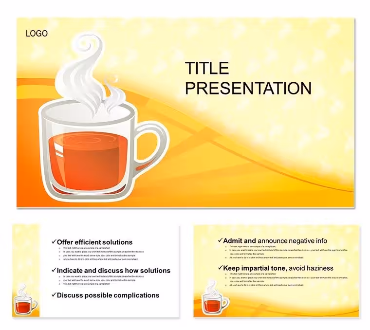 Cup of Tea Keynote Template for Cozy Presentations
