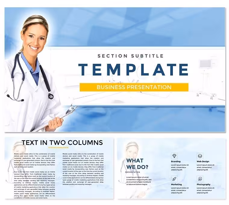 Consulting Doctor Keynote Presentation Template
