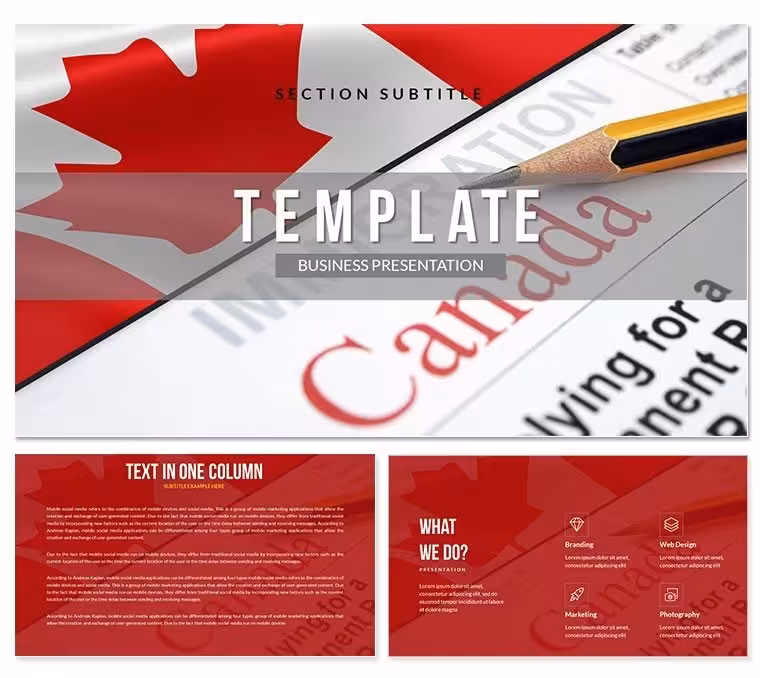 Immigration Canada Keynote Template