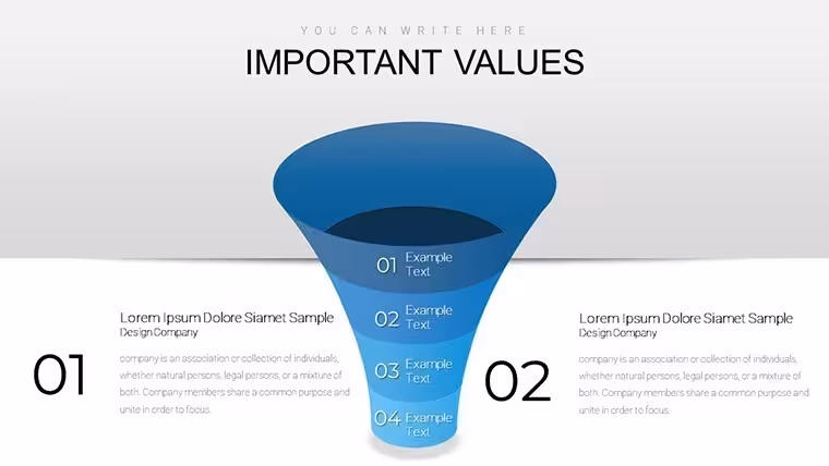 Tornado Funnel Charts Keynote - Instant Download | ImagineLayout