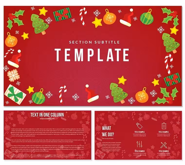 Christmas Album Keynote Templates