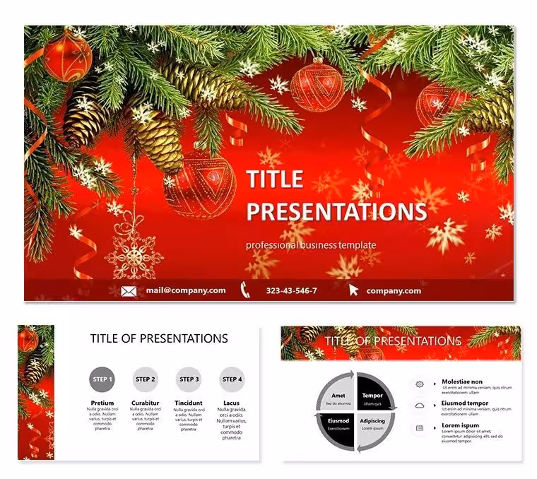 Miracles Christmas Keynote templates, Holiday Presentation