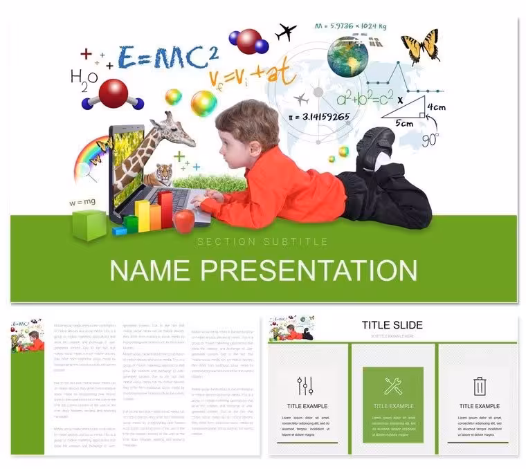 Teaching Essential Lessons Keynote Presentation Template