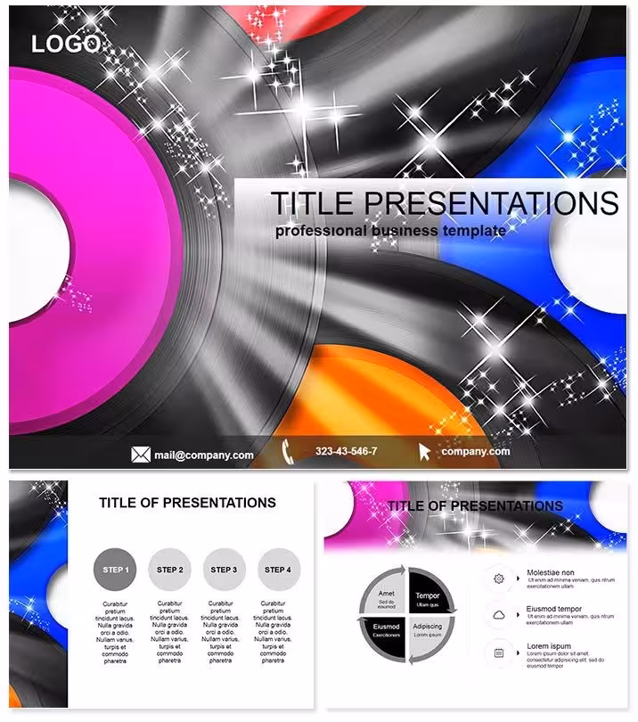 DJ Disco Keynote Template: Ignite Your Pitch