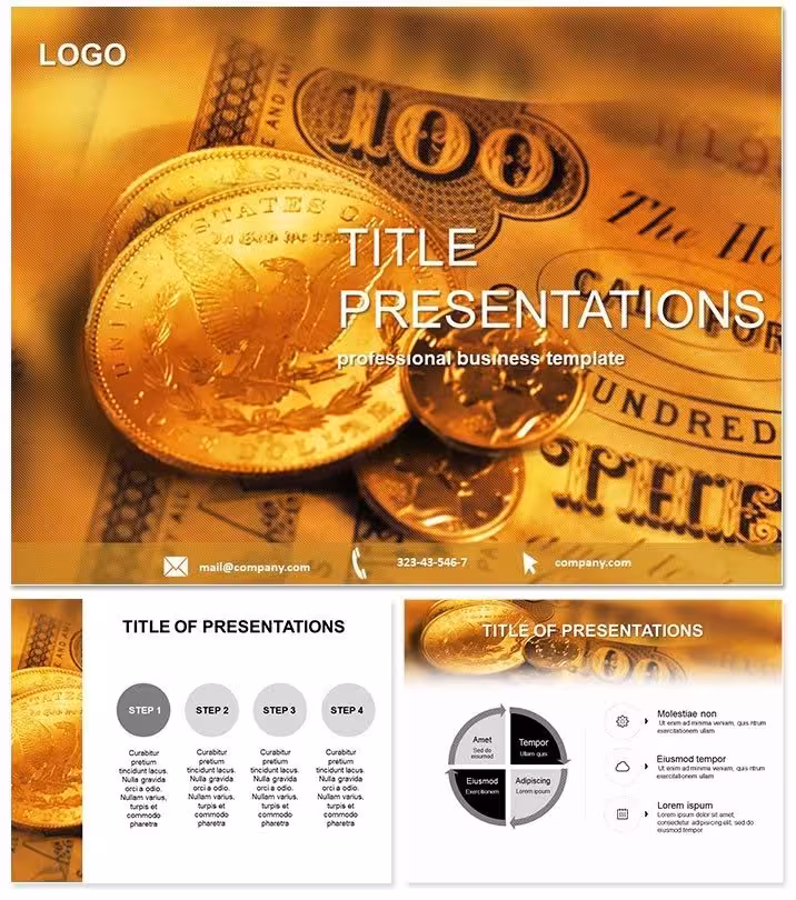 Money USA Keynote Template: Finance Visualized