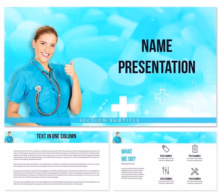 Health Doctor Consultation Keynote Template Presentation