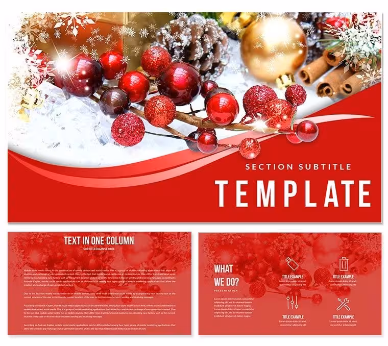 Christmas Greeting Keynote Template: Presentation