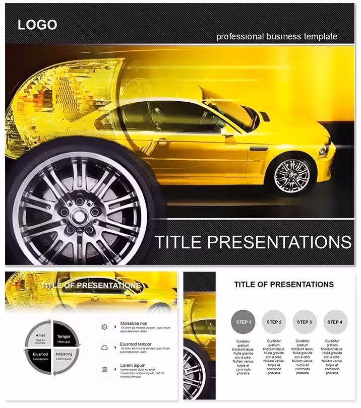 Car Parts PowerPoint Template: Accelerate Your Automotive Storytelling