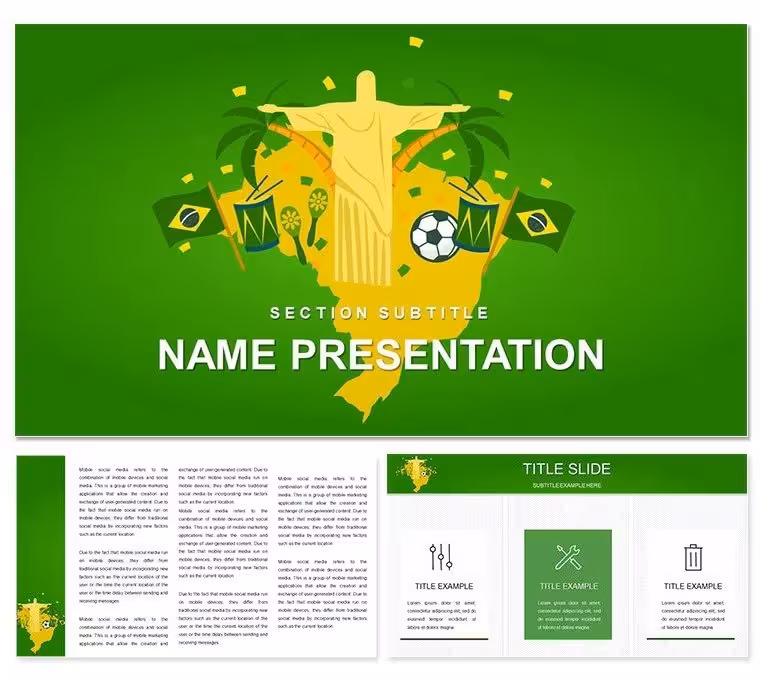 Brazil Travel Guide Keynote Template - Download Design Presentation