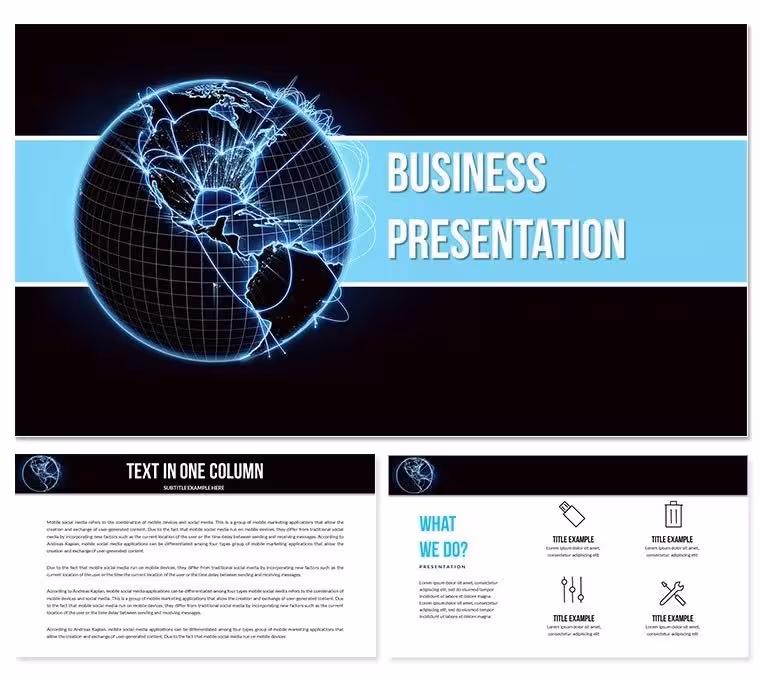 Global Business Keynote Themes - Presentation Template