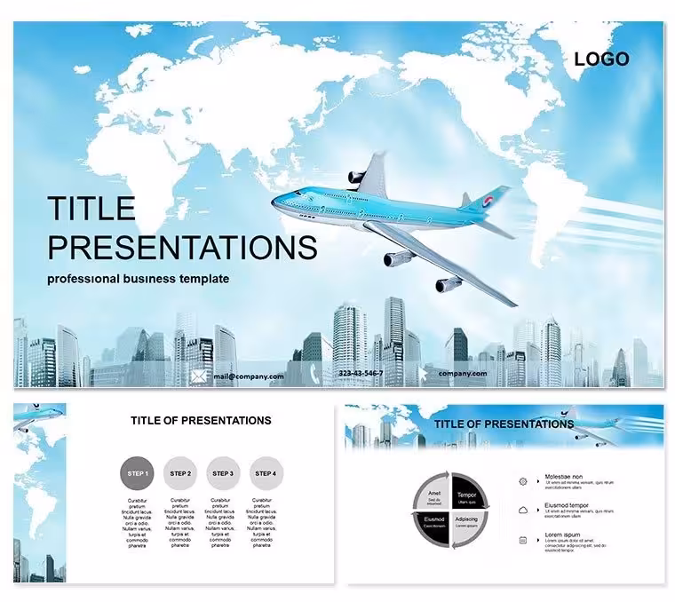 International Flights Keynote Template: Wings for Your Global Narrative