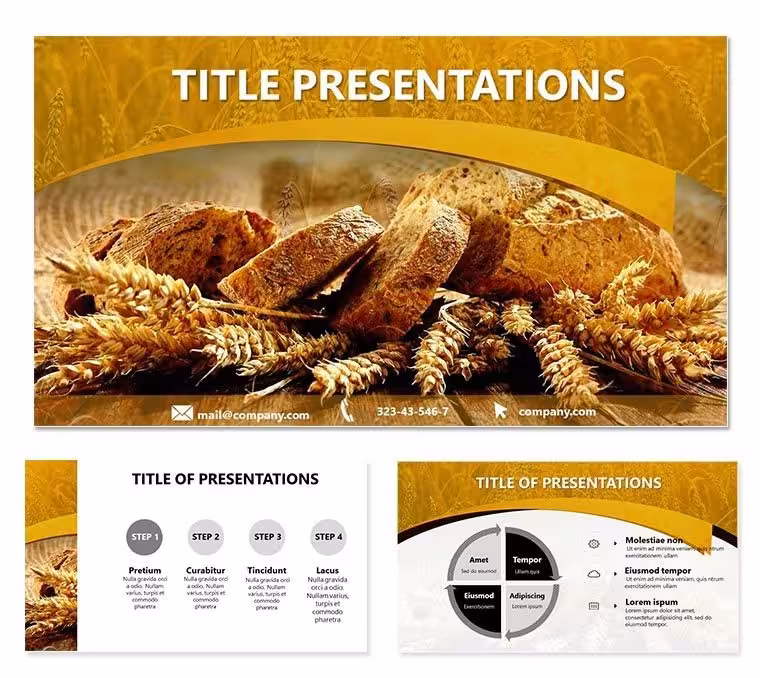 Bread and Wheat Keynote Template: Loaves of Legacy