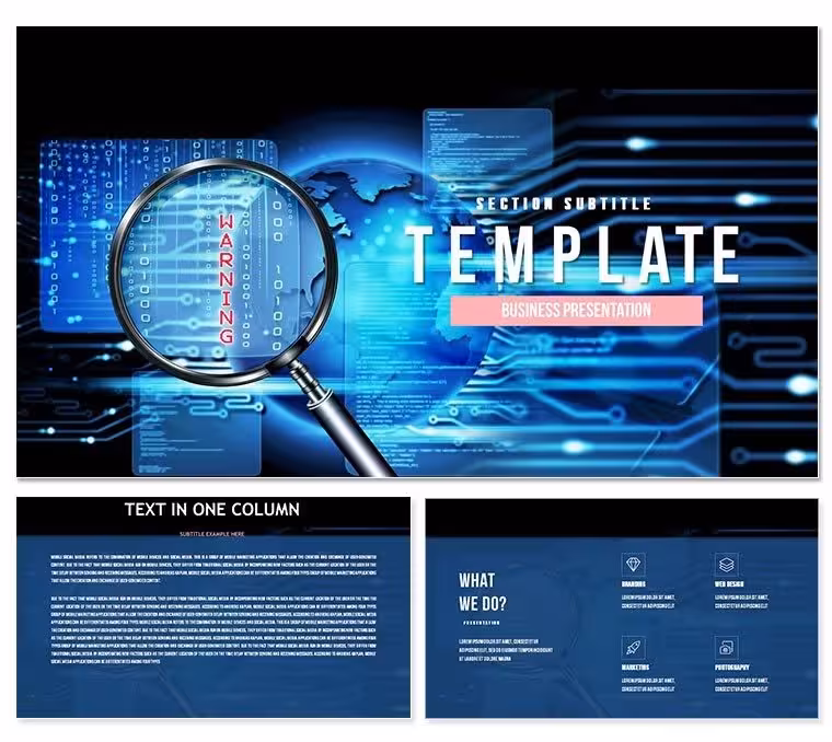 Internet Security Keynote Presentation Template