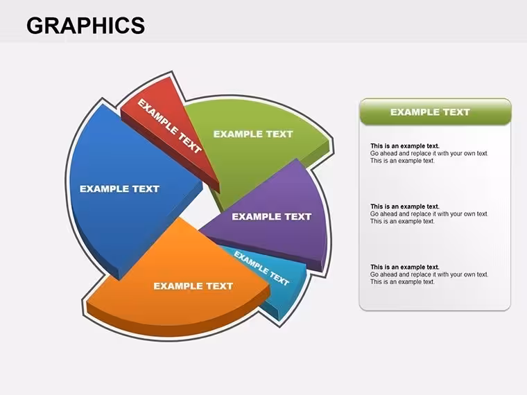Versatile Graphics Pizza Charts Template for Keynote: Slice Data with Style