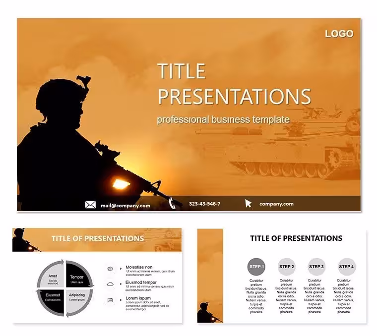 Preparing Soldier PowerPoint Template: Forge Readiness in Every Slide