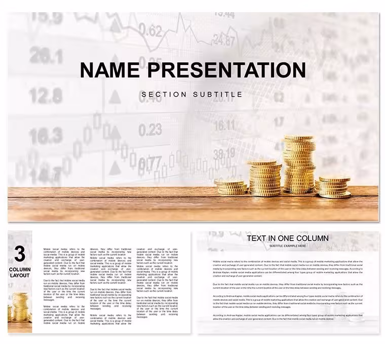 Money Market Account Rates Keynote template