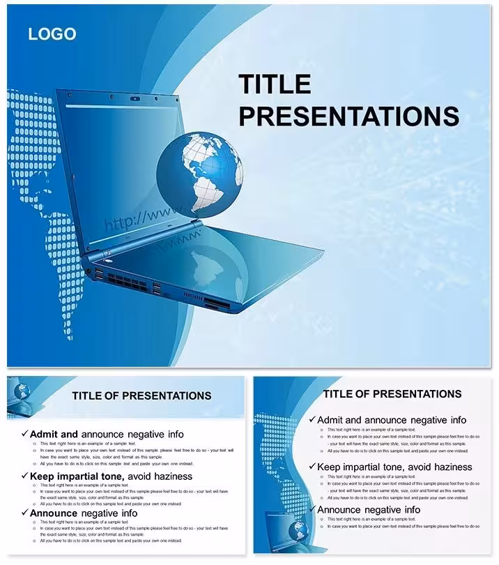 Network Access PowerPoint Template: Ethernet Essentials