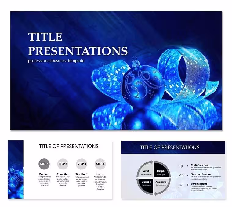 Background Celebration Keynote Template: Holiday Presentation