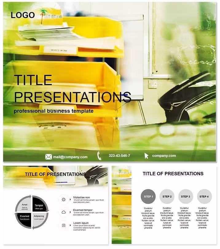 Tourist Documents PowerPoint Template
