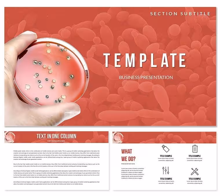Dangerous Bacteria, Fungi Keynote templates