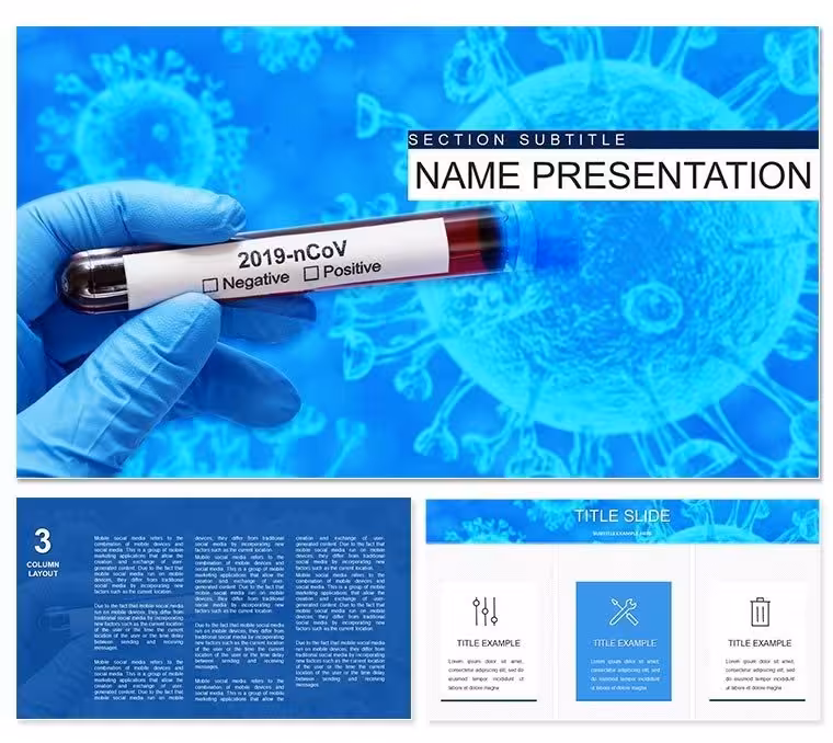 Download Virus Background Keynote Presentation Template for Stunning Slides
