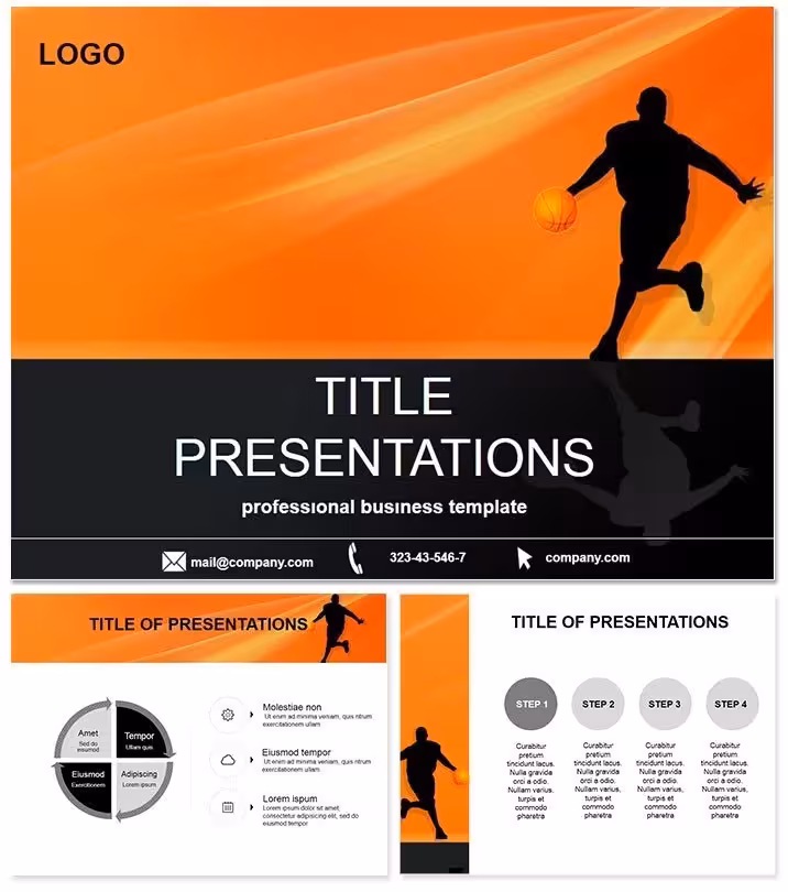 Basketball Games PowerPoint Template