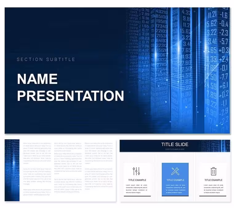 Data Information Keynote Template: Illuminating Business Insights