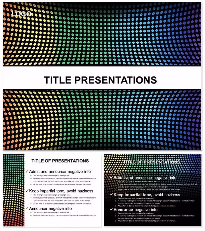 Abstract Pixel Wallpaper Keynote for Creative Decks