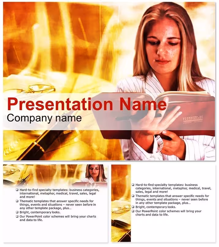 Student Learning Education PowerPoint Template