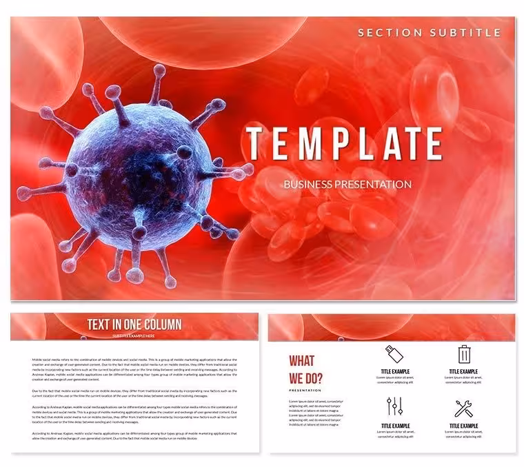 Types of Viruses Keynote templates - Themes