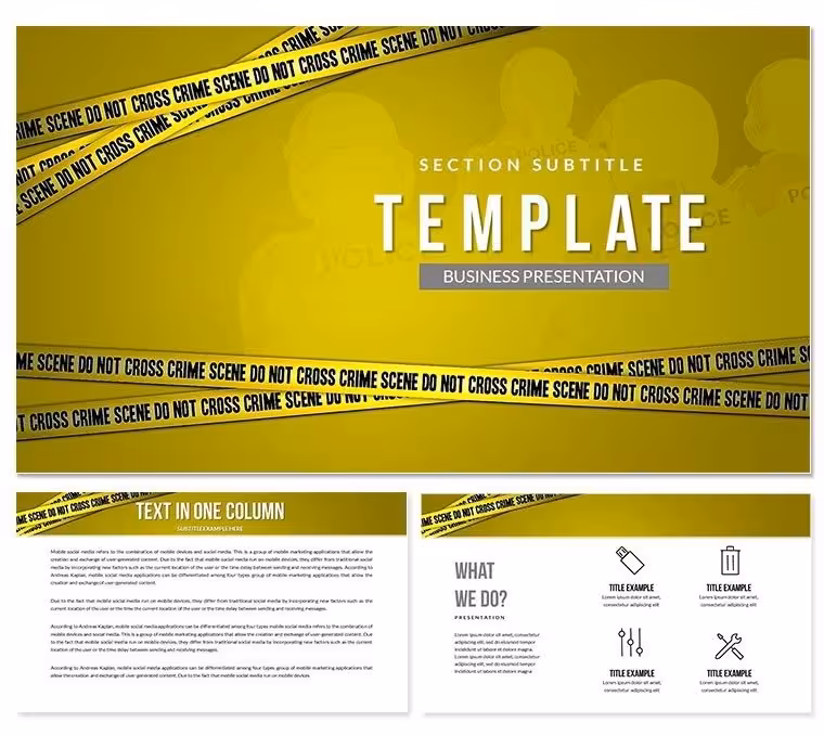 Criminal Case Keynote Templates