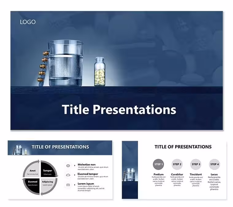 Medications PowerPoint Template: Bridging Knowledge and Care