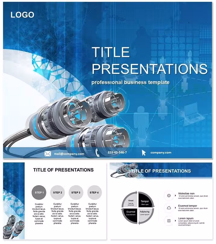 Network Connection Keynote Template