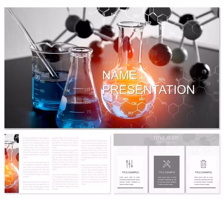 Organic Chemistry Tutor Keynote Template: Ignite Molecular Discoveries