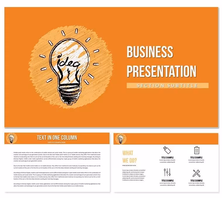 Idea Concept Keynote Themes - Presentation Template