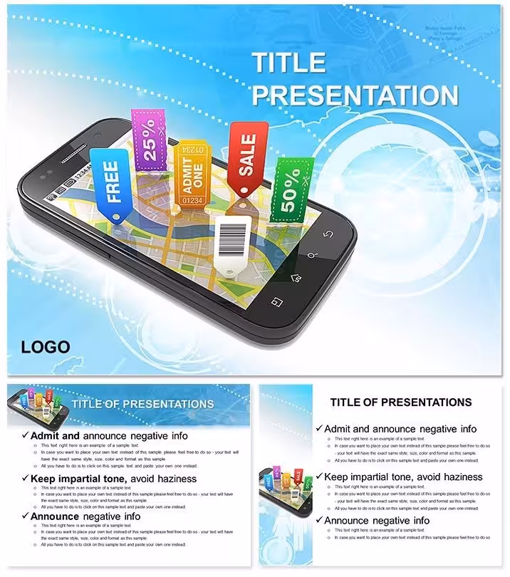 Online Discount Shopping PowerPoint Templates