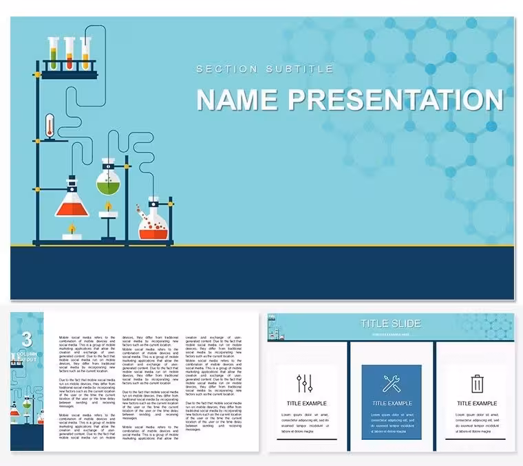 Science Projects Keynote templates