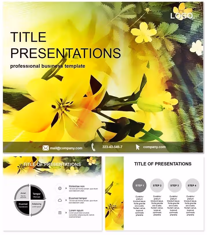 Stunning Beautifully Blooming Template